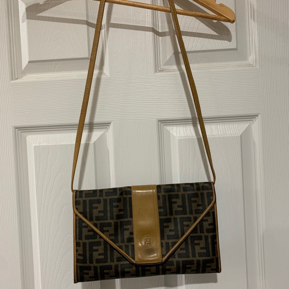 Authentic Fendi crossbody envelope bag.